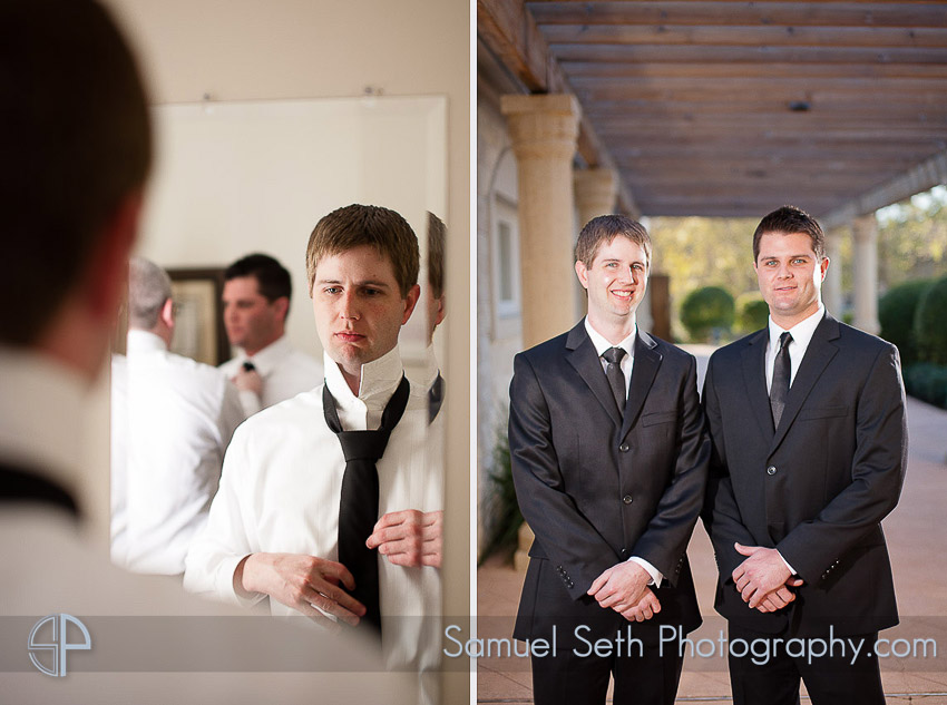 Groom Portraits at Ashton Gardens