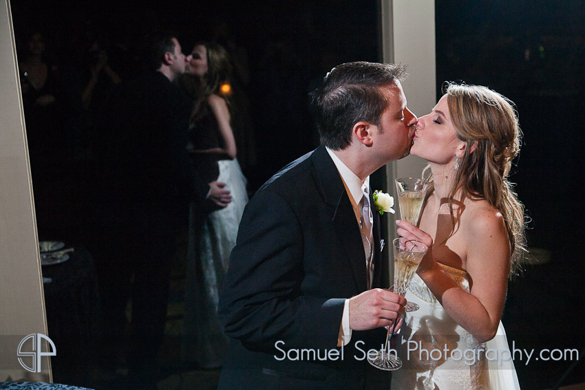 The Woodlands Resort Wedding Kiss Photo