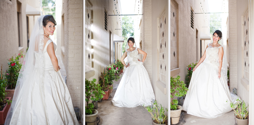Houston Bridals at The Heights Villa Houston Wedding Photographer