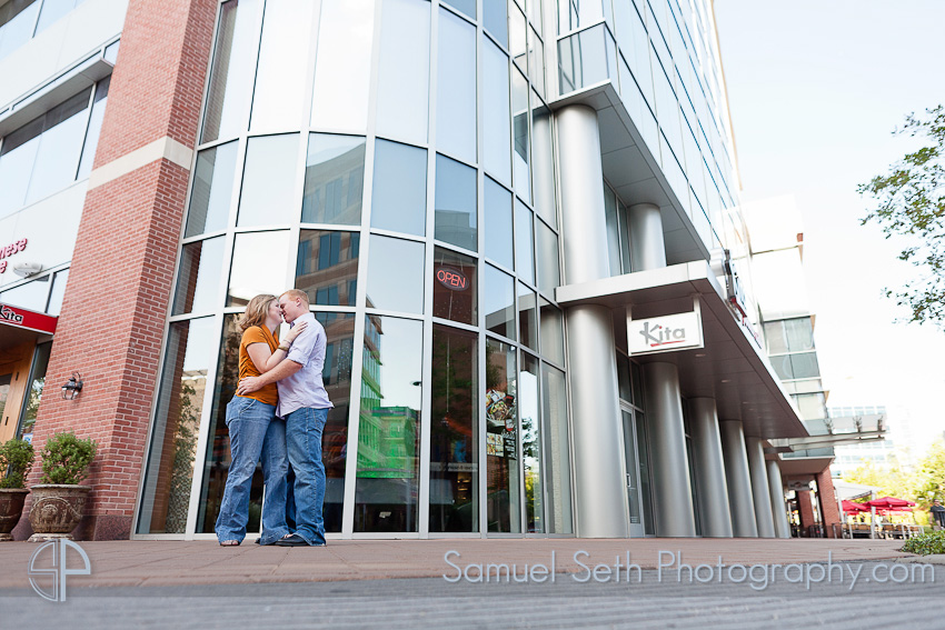 Engagement Session in The Woodlands TX Waterway