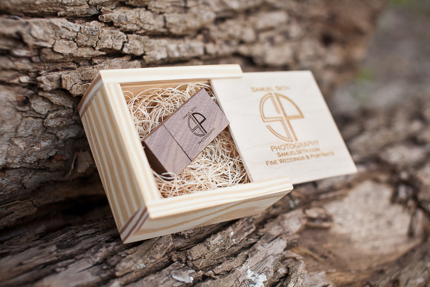 Custom Engraved Wedding USB Drive