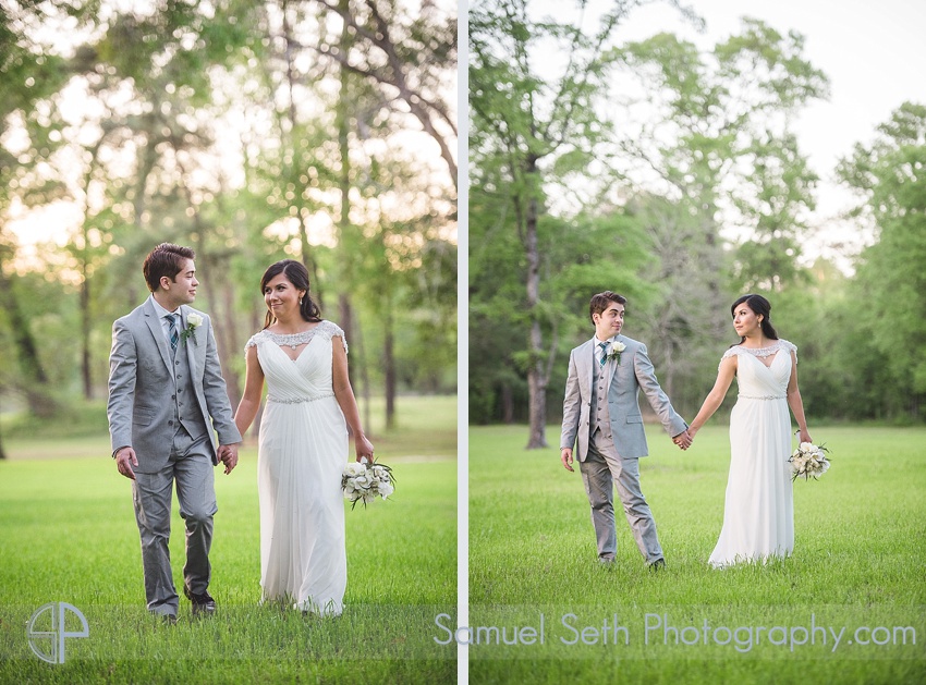 Outdoor Wedding Photography Spring TX