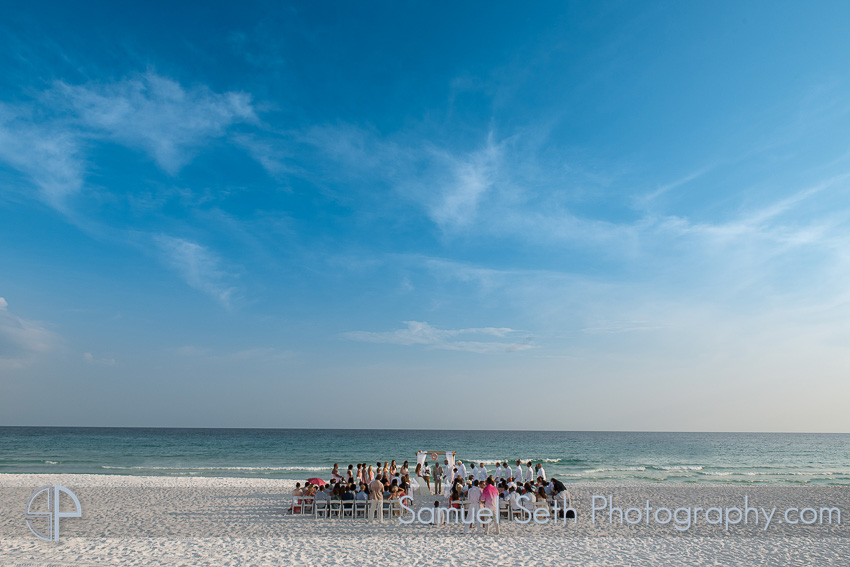 Wedding Ceremony on beach florida